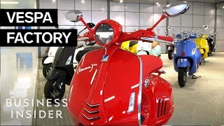 How Vespa Scooters Are Made  The Making Of [upl. by Turk790]