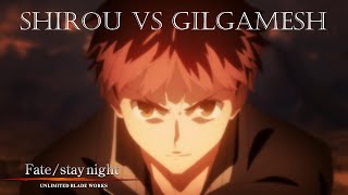 HD Unlimited Blade Works  Shirou Vs Gilgamesh [upl. by Yelnahs466]