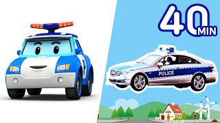 Learn Vehicles with Robocar POLI  Videos for Children  Robocar POLI TV [upl. by Anielram590]