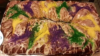 How to make a King Cake from scratch [upl. by Elehcor479]