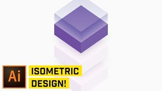 3D Isometric Cube Design in Adobe Illustrator CC [upl. by Alimac]