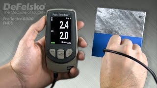 Duplex Coating Thickness Measurement—PosiTector 6000 FNDS [upl. by Tressa]