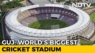 Work Begins On Worlds Biggest Cricket Stadium In Ahmedabad [upl. by Lilli]