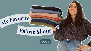 Where to Shop Online for Fabric part 1 [upl. by Norrahs]