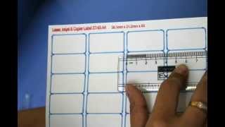 How to adjust settings of barcode labels if it is not fit in your sheet [upl. by Anilef469]