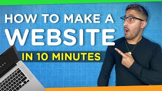 How to Make a Website in 10 Minutes  Easy amp Simple 2021 [upl. by Naresh]