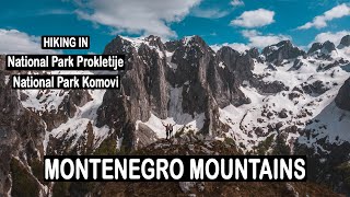 MONTENEGRO MOUNTAINS  National Park Prokletije and Komovi  Roadtrip through the Montenegro Alps [upl. by Kynthia]