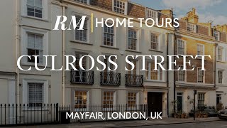 Inside £95M Mayfair House on Culross Street in London UK  Residential Market Home Tour [upl. by Yodlem]