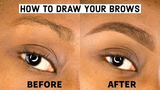 HOW TO EASY EYEBROW TUTORIAL FOR BEGINNERS WITH PENCIL  LADE KEHINDE [upl. by Anaila]