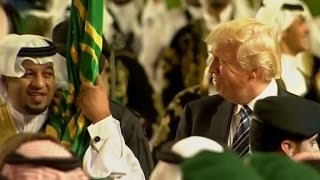 Trump Tillerson dance in Saudi Arabia [upl. by Derward]