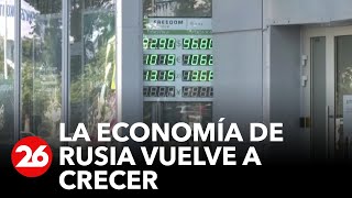 La economía rusa vuelve a crecer [upl. by Anaj]