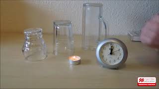 Candle and Air Science Experiment  Part 1 Home Science [upl. by Dickenson]