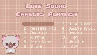 Cute Sound Effects for Edit Part 3 by Hey its Criz  with Download Link [upl. by Felton]