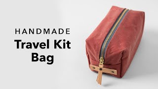 Handmade Travel Kit Bag  Weekend Project Showcase 1 [upl. by Arammahs638]