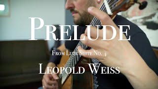 Weiss Prelude from Lute Suite No 4 Tariq Harb guitar [upl. by Eirrotal]