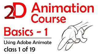 2D Adobe Animate Course  Basics 1 Intro Free 2D Animation Course [upl. by Dahaf]