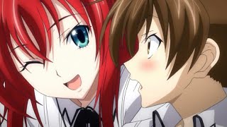 Highschool DXD New  Rias Kiss Issei English Sub and Dub [upl. by Yllas]