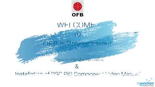 OFB System Requirement amp PKI component Installation Video Manual [upl. by Agostino]