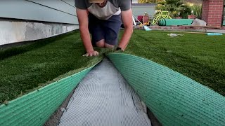 Artificial Turf Installation  A DIY How To Guide [upl. by Eenafit]