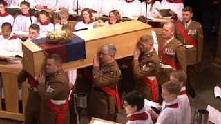 King Richard III burial highlights [upl. by Attaynik]