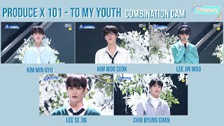 PRODUCE X 101  To My Youth Bolbbalgan4 Combination Cam [upl. by Sudnak]