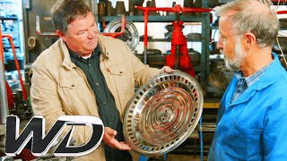 This Birmingham Workshop Still Makes Hubcaps For Classic Cars  Mike Brewers World Of Cars [upl. by Ejroj]