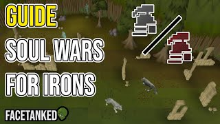 Soul Wars for Low Level Ironmen amp HCIM  OSRS Guide [upl. by Acinahs530]