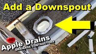 How To Add a Downspout To Your Gutter [upl. by Adama]