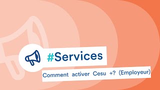 Comment activer Cesu   Employeur [upl. by Desta]