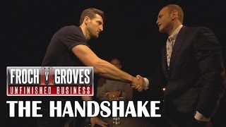 Froch v Groves II  The Handshake [upl. by Galvin971]