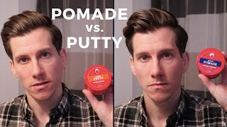 Pomade vs Putty Whats the difference [upl. by Arata]