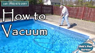 How to Vacuum A Pool With A Sand Filter [upl. by Ris]