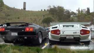 Lamborghini Countach LP5000 S and Diablo VT [upl. by Callahan326]