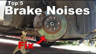 How to Stop Brake Noise Squeak Squeal Grinding Noisy Brakes [upl. by Brandie731]