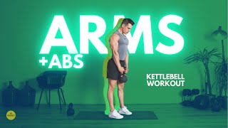 20 minute ARMS ABS kettlebell home workout [upl. by Phillip]