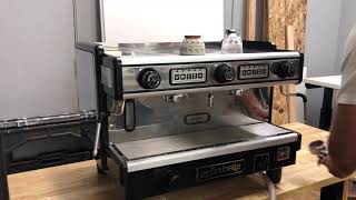 Quick Look At La Spaziale New EK Espresso Machine Pulling Shots [upl. by Latoya]