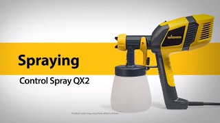 Wagner Control Spray QX2 Spraying [upl. by Gunther]