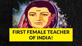 Savitribai Phule  the first female teacher of India  full story [upl. by Ennaul]