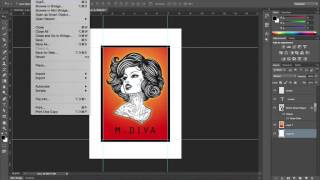 Create Bleed and Crop Marks in Photoshop [upl. by Friedly565]