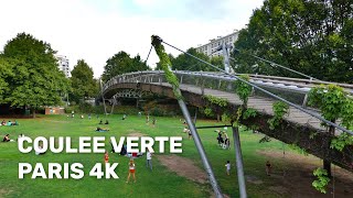 La coulée Verte  Paris 4K [upl. by Saito881]