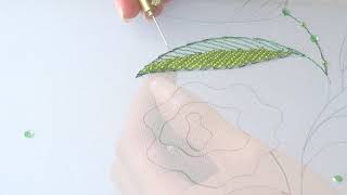 Luneville Embroidery Tutorial Professional Lesson 1 [upl. by Bridget]