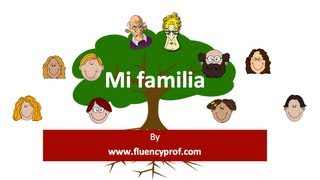 La familia Basic Spanish Lesson [upl. by Ranger566]