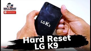 Hard Reset LG K9 Como Formatar Desbloquear Restaurar [upl. by Ettenaej]