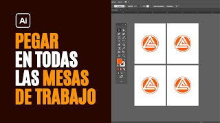 ILLUSTRATOR  Como COPIAR y PEGAR un objeto en TODAS las MESAS DE TRABAJO  TUTORIAL [upl. by Tews845]