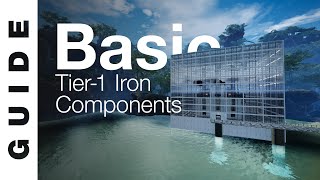 100 EFFICIENT Early Game Tier1 Iron Factory SATISFACTORY GUIDE [upl. by Aikel689]