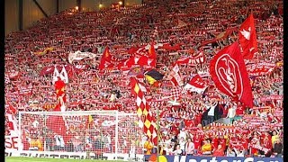 Top Ten Best Liverpool Chants with lyrics LFC YNWA [upl. by Rybma]