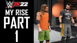 WWE 2K22  MyRise  Gameplay Walkthrough  Part 1  quotSuperstar Creation Performance Centerquot [upl. by Aiem]