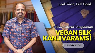 Vegan Silk Kanjivaram Sarees  Avishya Saree Stories [upl. by Canty]