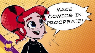 The FASTEST Process for Making COMICS in Procreate on the iPad [upl. by Yneffit]