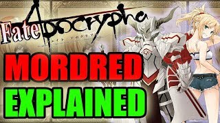 Fate Apocrypha  MORDRED  SABER OF RED EXPLAINED [upl. by Lodhia144]